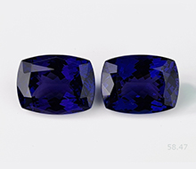 Natural Tanzanite Pair