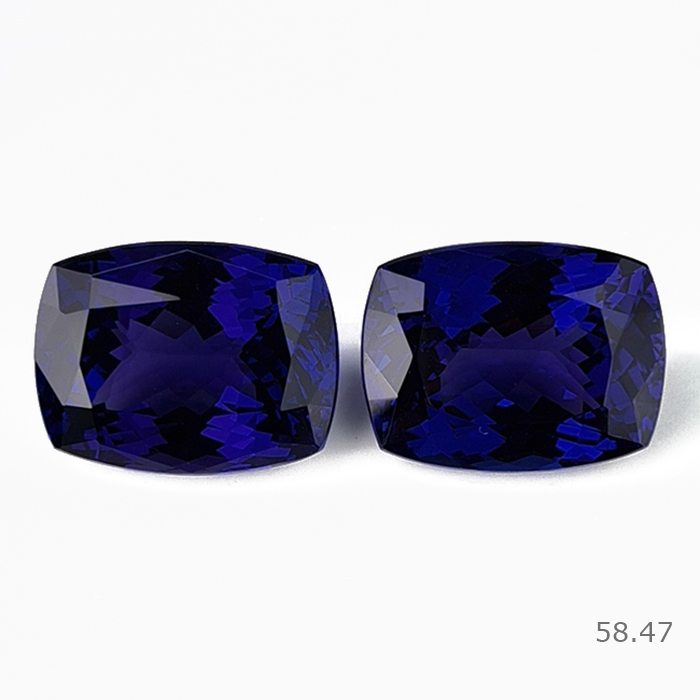 Natural Tanzanite Pair