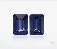 Natural Tanzanite Pair