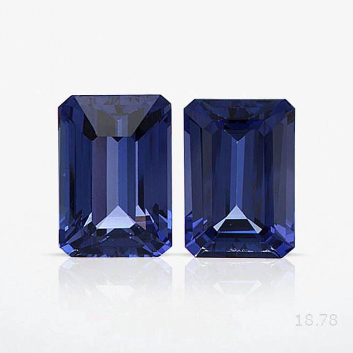 Natural Tanzanite Pair