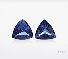 Natural Tanzanite Pair