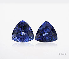 Natural Tanzanite Pair