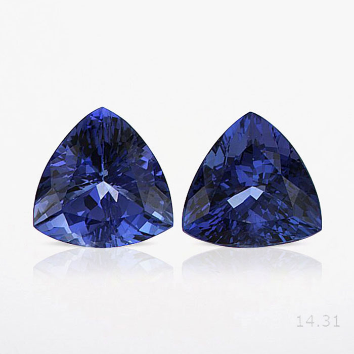 Natural Tanzanite Pair