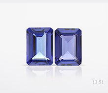 Natural Tanzanite Pair