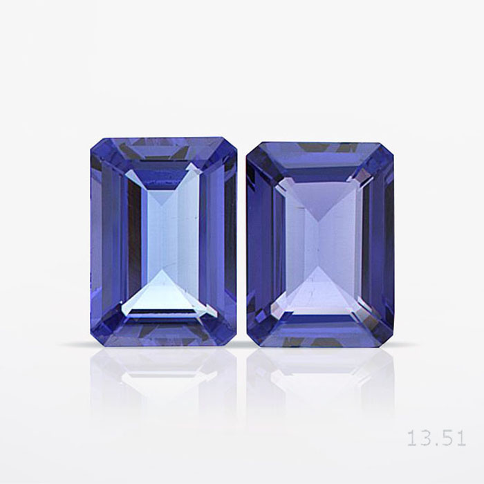 Natural Tanzanite Pair