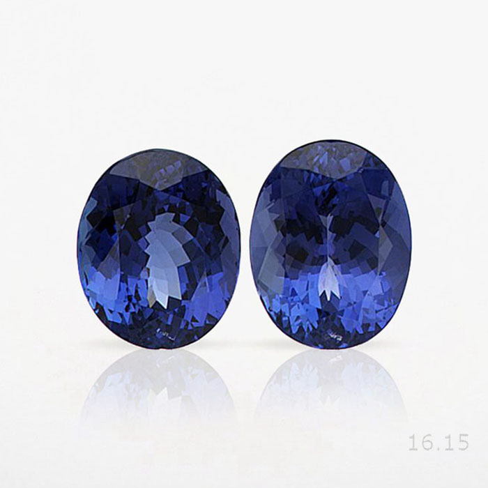 Natural Tanzanite Pair