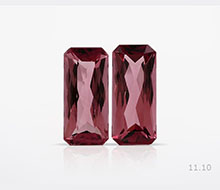 Natural Rubellite Pair