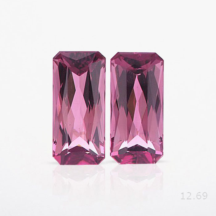 Natural Rubellite Pair