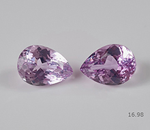 Natural Kunzite Pair