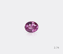 Natural Pink Sapphire Heated