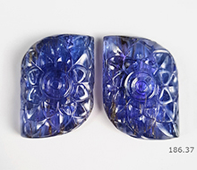 Natural Tanzanite Pair