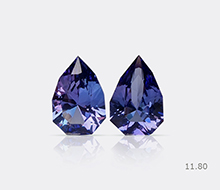 Natural Tanzanite Pair