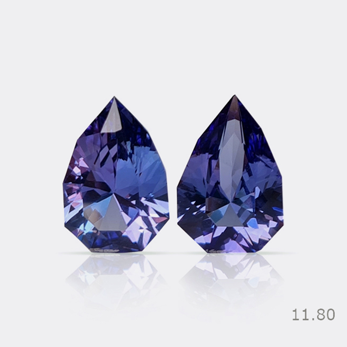 Natural Tanzanite Pair