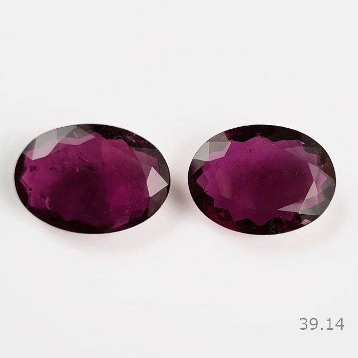 Natural Rubellite Pair